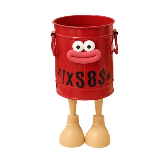 Подставка для ручек Мультяшный стиль Большой рот Длинные ноги Форма Органайзер для ручек Большая вместимость Офисные Школьные Канцелярские принадлежности