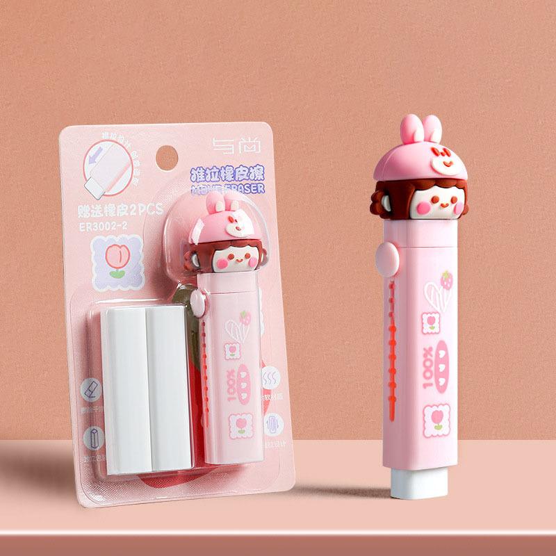 1 шт., канцелярские принадлежности, школьные принадлежности, милый мультяшный резиновый креативный новинка, детские подарки, ластик для карандашей