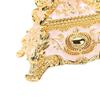 European Style Vintage Candlestick Holder Gold Finish Decorative Candle Holder  For Dining Table