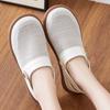 Breathable Cotton Linen Slip-On Summer Slippers for Women – Casual, Stylish, and Comfortable Outdoor Shoes for Moms.