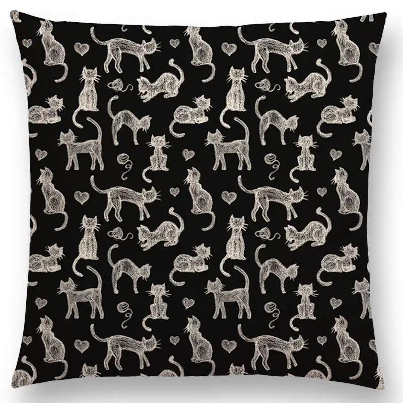 Новый Милый Рождественский Подарок Фрукты Тыква Мороженое Интересное Искусство Красочный Декоративный Узор Наволочка Подушка для Дивана