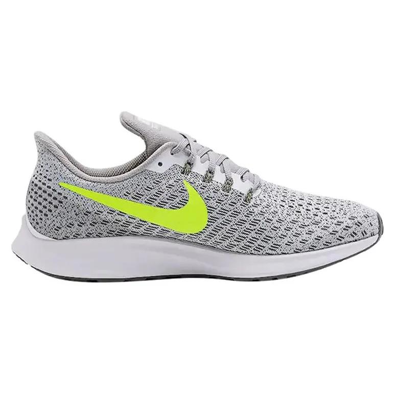 Nike Air Zoom Pegasus 35 'Volt Gunsmoke' (Unisex) White / Volt-Gunsmoke Running Shoes 942851 101
