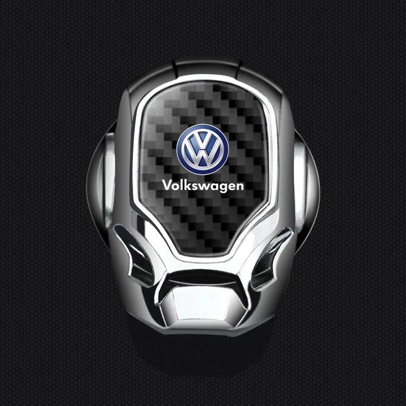 Car Styling ONE-CLICK Start Buttons Protective Cover Decor For Volkswagen MK5 MK6 CC Golf 4 6 GTI Tiguan Passat B5 B6 B7 Jetta