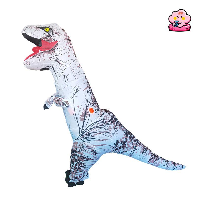 Надувной костюм Тираннозавра Рекса на Хэллоуин для вечеринок родитель-ребенок