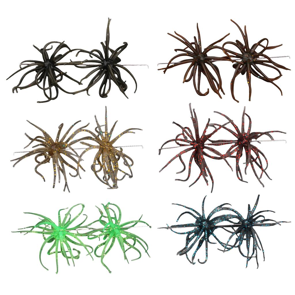 Искусственные рыболовные приманки Медленно плавающие приманки Имитация рыболовных морских ежей Приманки Мягкие плавающие приманки Набор рыболовных приманок