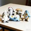 Игрушка-фигурка Mofusand Кот-Акула Игрушка с головным убором акулы Кавайная Декор для спальни и рабочего стола Коллекционная Сюрприз Подарок