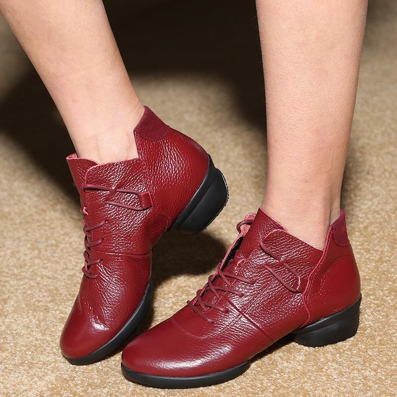Женская танцевальная обувь из натуральной кожи, женская обувь для современных танцев, женская джазовая обувь, мягкая подошва, четыре сезона, женская обувь для латиноамериканских танцев
