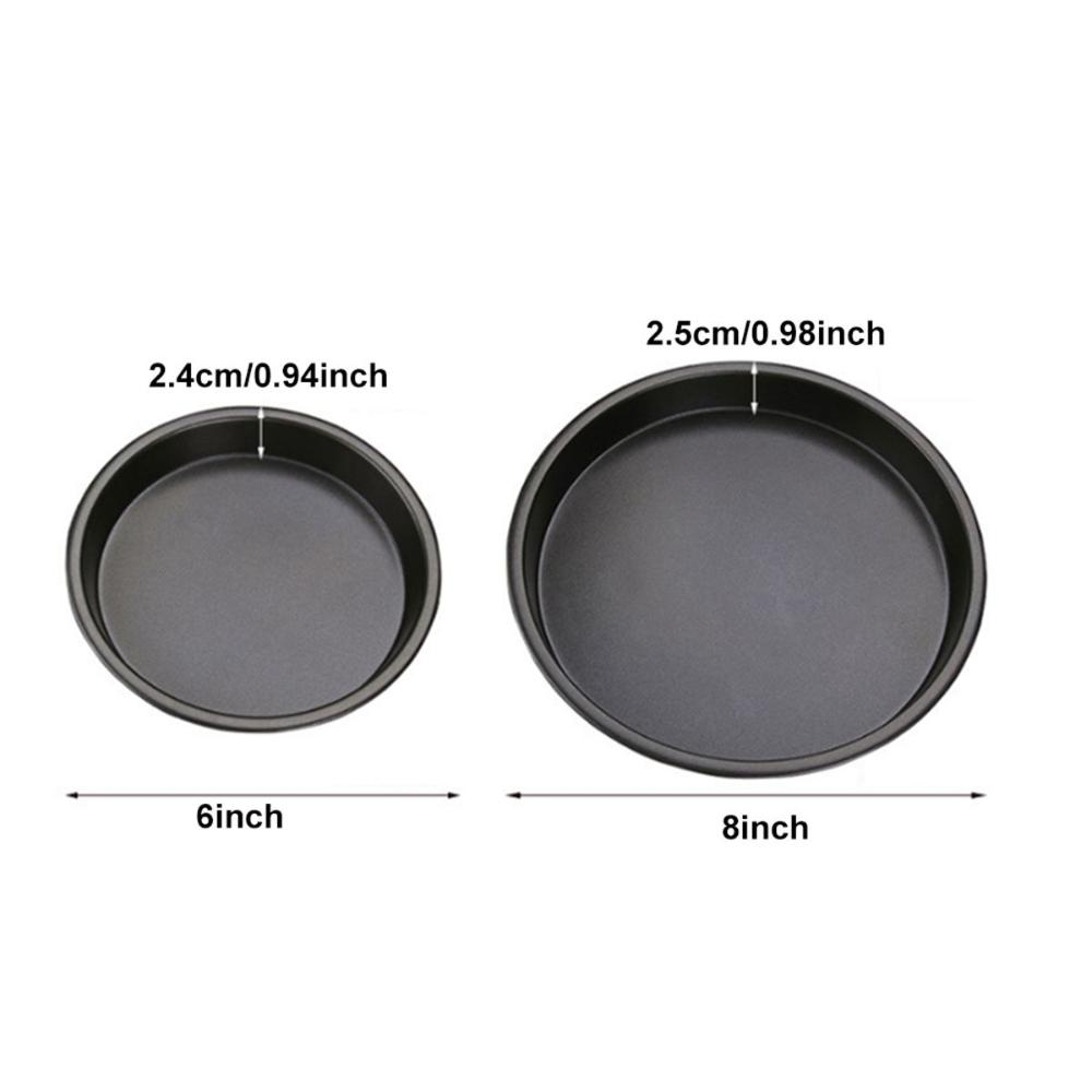Round Kitchen Bakeware Oven Tray Mold Deep Dish Pizza Pan Plate