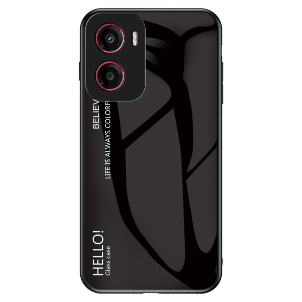 Для Motorola Moto G05 4G Чехол Защита от царапин Закаленное стекло+ПК+ТПУ Чехол для телефона