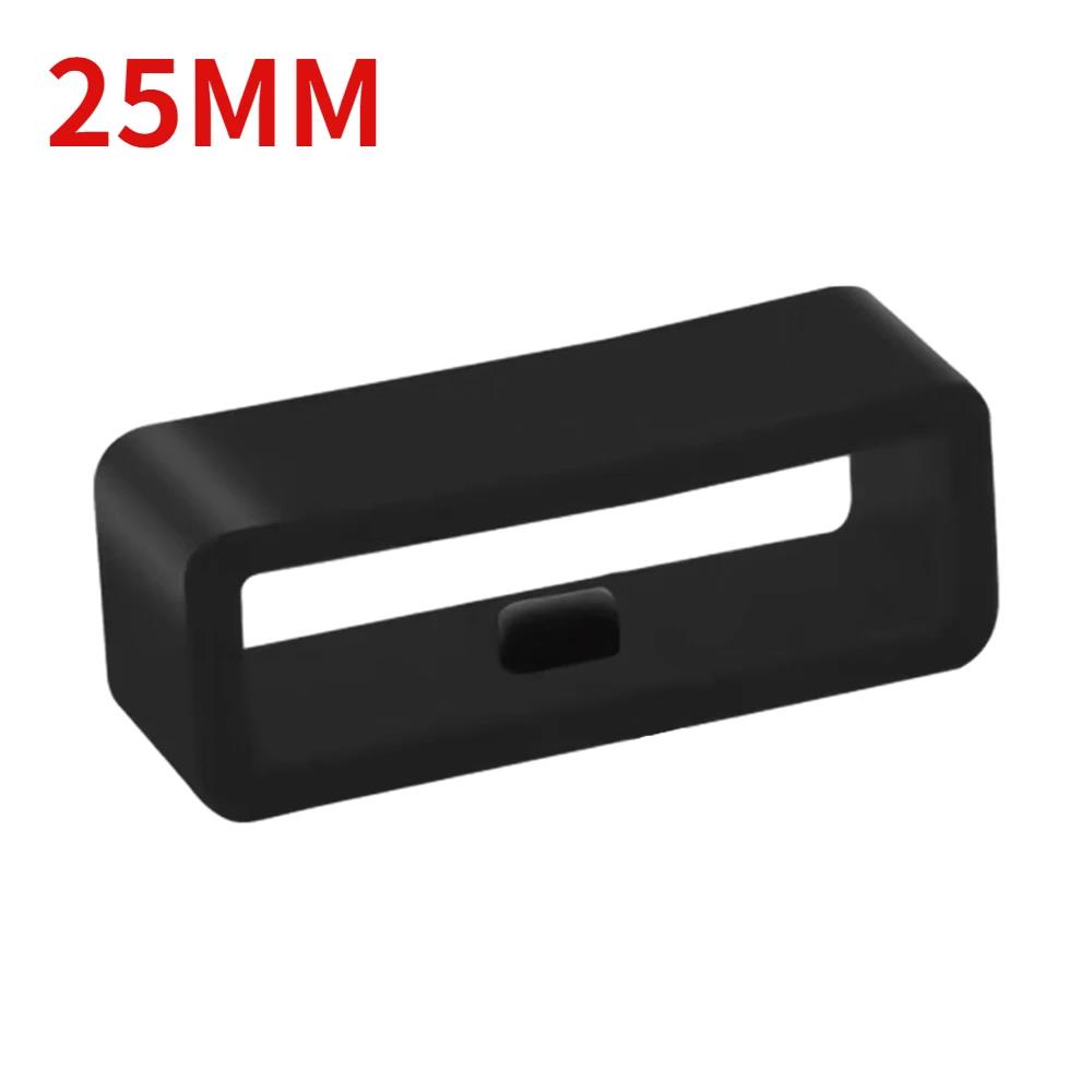 22MM 25MM 29MM Watchband Fixed Ring For Garmin Fenix 7 6 5 935 945x Smartwatch Accessories Watch Strap Silicone Rubber Loop 3