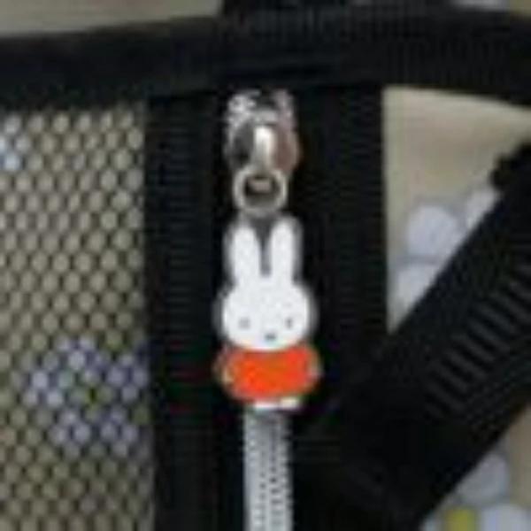 Расширяемый чемодан Miffy, размер M. Чехол для переноски Miffy face, черный [55-60L]
