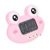 Cartoon Digital Timer ABS Portable Lightweight Simple To Use Cute Cartoon Timer for Kitchen Cooking Pink Frog
