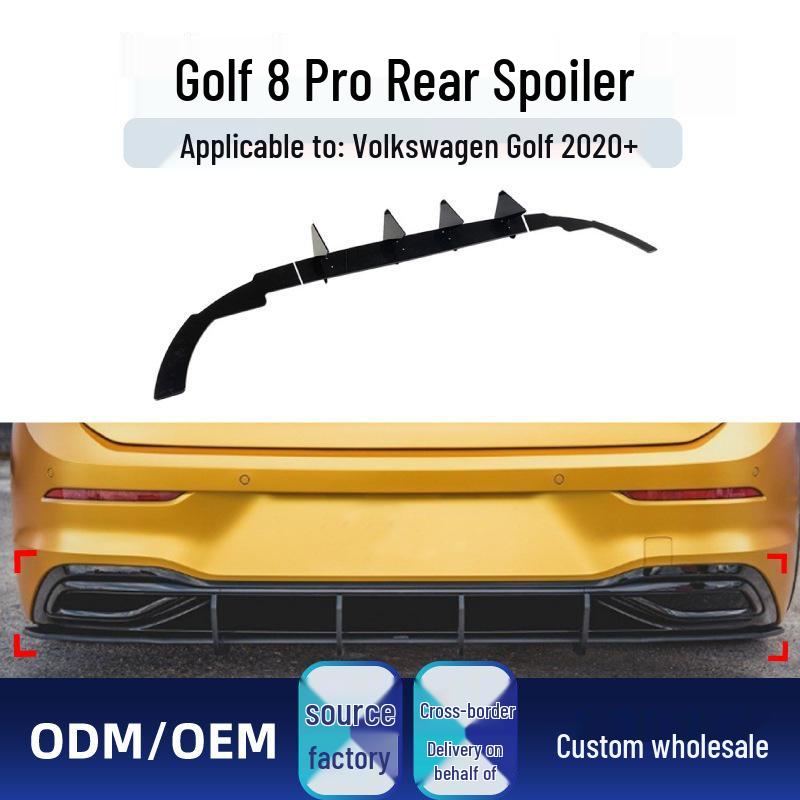 Volkswagen Golf Стандартная комплектация Полный комплект обвеса: Передний сплиттер, Дефлекторы, Пороги, Задний диффузор, Задний спойлер.