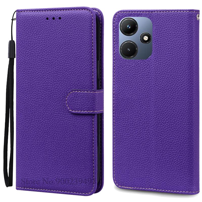 Для чехла Infinix Hot 30i Силиконовый кожаный чехол-книжка с кошельком для Infinix Hot 30i NFC X669 X669C X669D Чехол для телефона Обложка Coque Funda