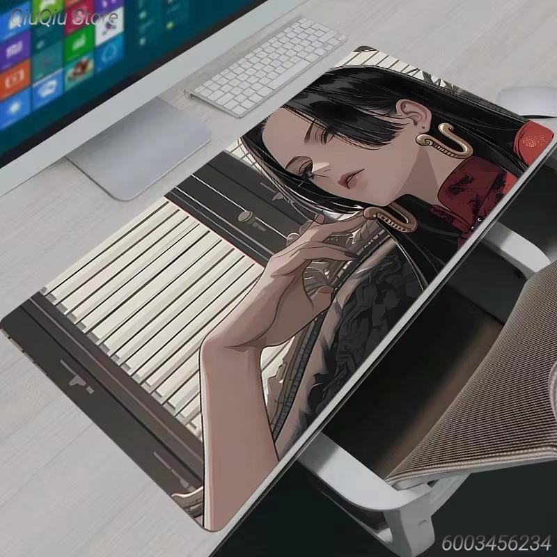 Anime Mouse Pad One Piece Boa·Hancock HD Print Computer Gamer Locking Edge Mousepad XXL Keyboard PC Mice Mats Pad for LOL Csgo