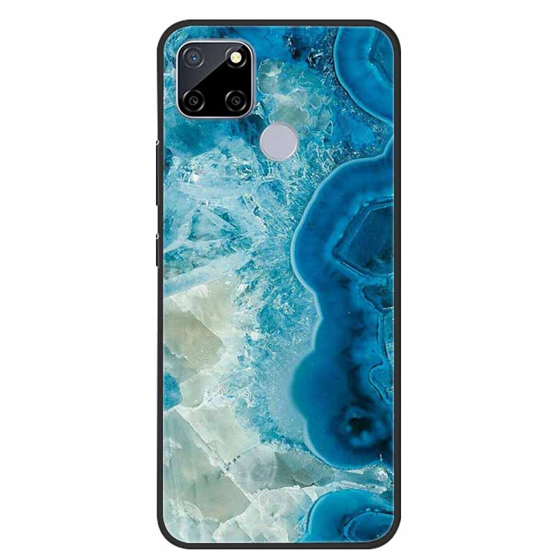 Чехол для Realme C25 Мраморный Силиконовый ТПУ Мягкий Чехол для Телефона Для OPPO Realme C25S C25 S Funda Ударопрочный Coque RMX3191 Capa