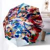 1pc Rainbow Dreams Outdoor Umbrella: Featuring Your Favorite Anime Characters - Automatic Opening & Closing, Portable 3-Fold Design, 8-Rib Iron F