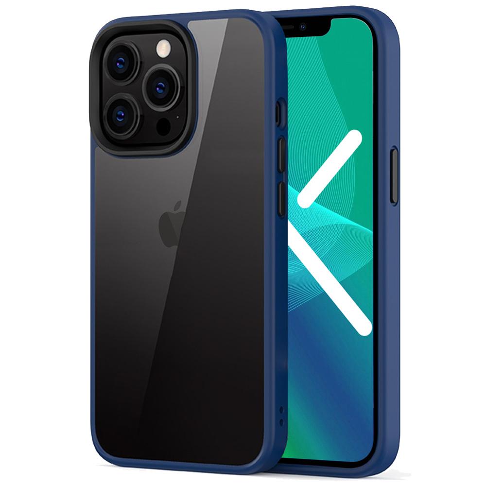 Case for iPhone 13 Pro, ERBORD Hybrid Case, blue