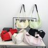 New Canvas Bag Wide Shoulder Strap Striped Bag Casual Versatile Crossbody Bag Excursion Bag