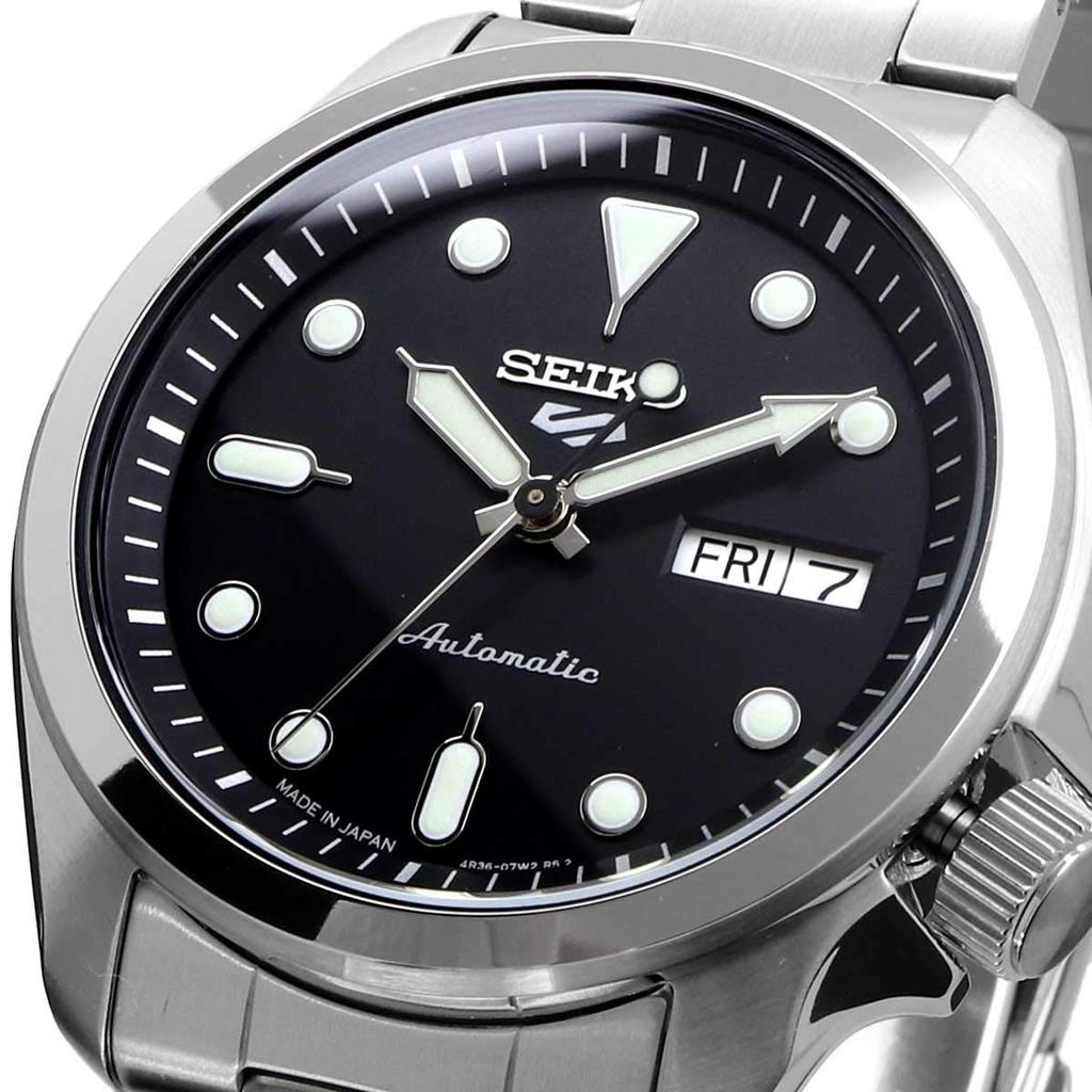 Seiko 5 Sports Automatic Mechanical Limited Edition Watch Men's Seiko 5 Sports Made in Japan SRPE55 black