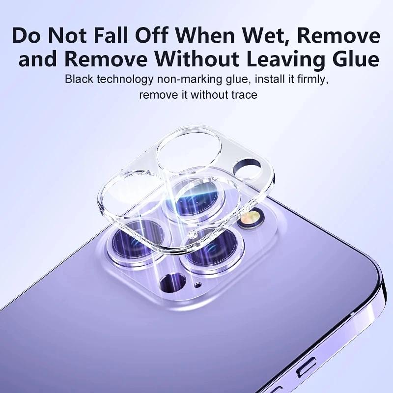 2 шт. 2 шт. для iPhone 14 Pro Max 14Plus 14, полное покрытие объектива камеры, защитная пленка из закаленного стекла для экрана iPhone 13 Pro Max 12 Mini 11 Pro