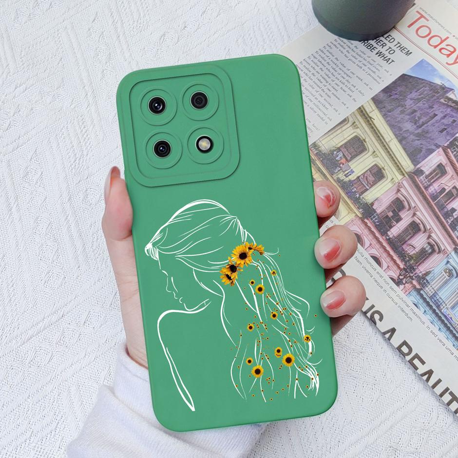 Чехлы Для Honor X8a X8b Красивый Рисунок Девочки Ударопрочный Ультратонкий Чехол Для Honor X8 A X8 B Силиконовый Высококачественный Coque Funda