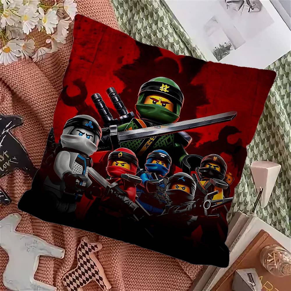 Cartoon N-Ninjago Pillow Gift Home Office Decoration Pillow Bedroom Sofa Car Cushion Coverpillow Case