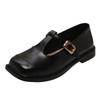 Fashion 2025 New Spring Autumn Leather Women Shoes Mary Jane Retro Solid Color Loafers Low Heels Casual Comfortable Soft Ladies Shoes