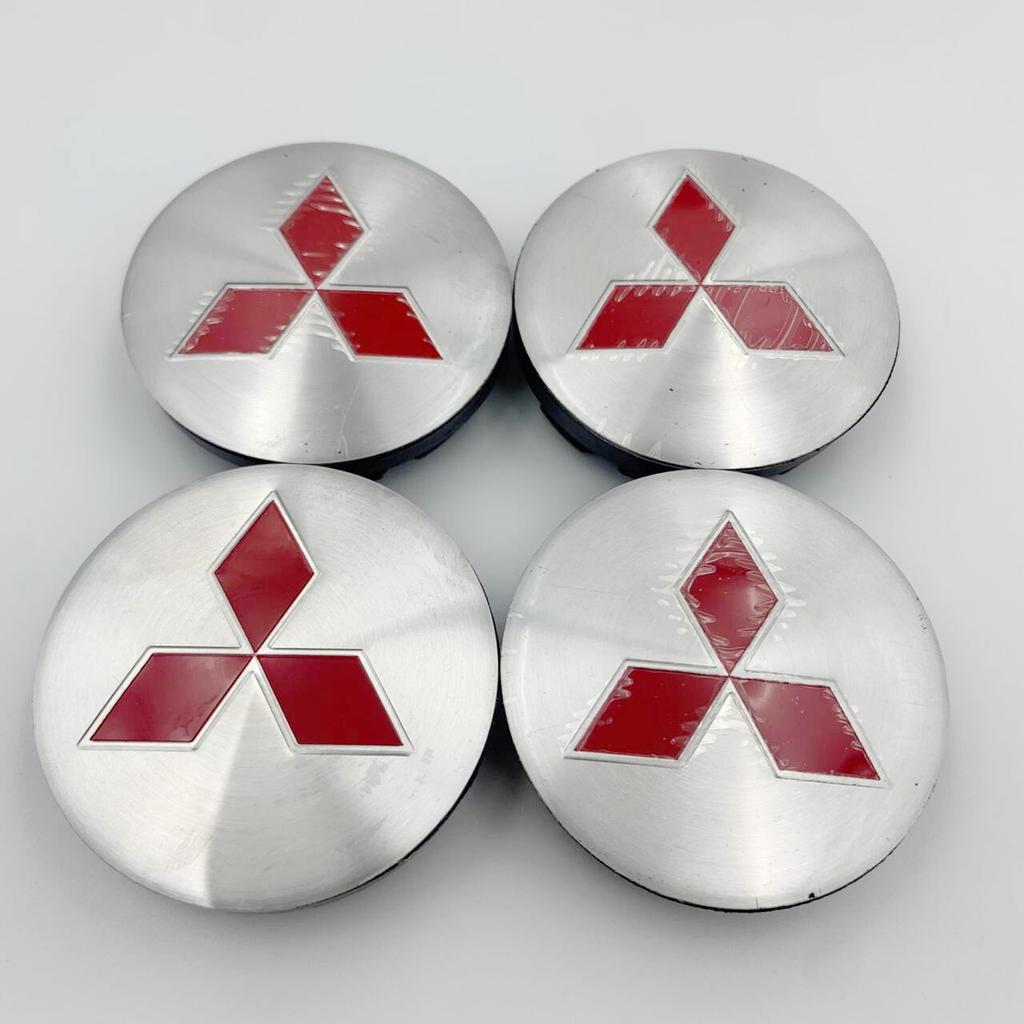 40pcs Car Wheel Center Hub Caps Emblem for Mitsubishi Ralliart Lancer ASX Colt Pajero Outlander Eclipse Delica Accessories