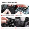 AABGX1 For Benz Car Air Outlet Hanging Organizer Mesh Bag Square Storage Box Accessories Exclusive AMG W124 W203 W204 SPRINTER V CLASS