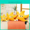 Star Plush Pillow With Running Posture Design For Kids Bed Headboard Decor