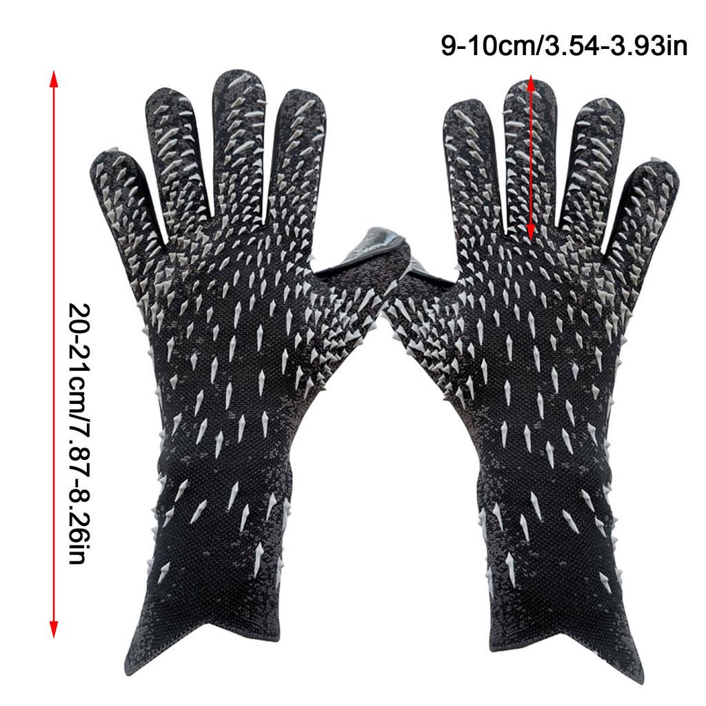 Football Goalkeeper Gloves Strong Grip for Soccer Goalie Goalkeeper Gloves with Size 6/7/8/9/10 Football Gloves for Adult