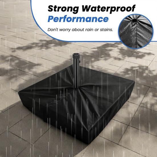 Umbrella Base Cover Heavy Duty 600D Oxford Cloth Waterproof Anti-UV Outside Garden Patio Umbrella Stand Square Protector Cover Umbrella Accessories