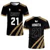 Summer Hinata Shoyo Black Jackal Volleyball Jersey T-shirt Haikyuu MSBY Anime Jerseys Print Tee Street Sports Oversized Kid Tops