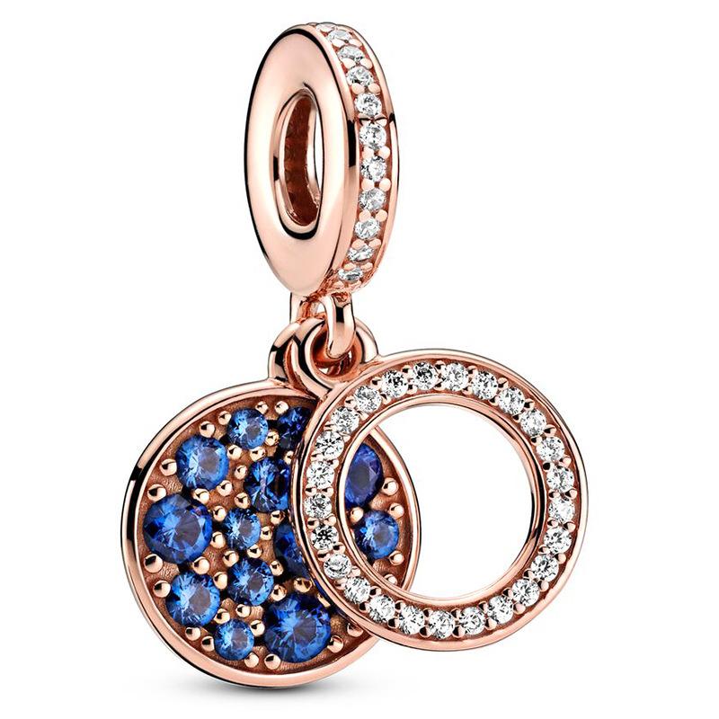 European Style DIY Charm Beads for Jewelry Making, Gold Plated CZ Heart Animal Dangle Charms, Pandora Compatible Bracelet Necklace Accessories
