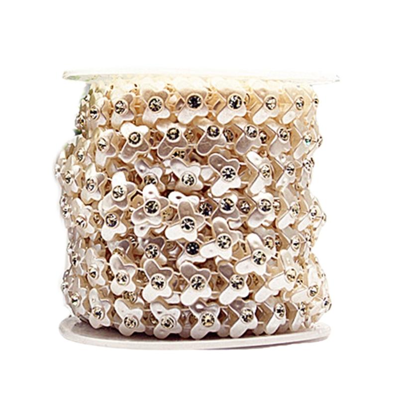 Искусственный жемчуг нить бусин имитация жемчуга цепочка из бусин жемчужные гирлянды из бусин для вечеринки украшение свадебного букета