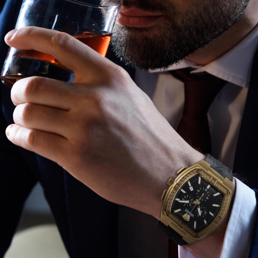 Повседневные часы Greca VESP00124 Черные [Versace] V-Sporty Мужские [Товар]