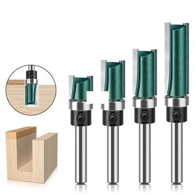Фреза хвостовик 1/4 дюйма 6 мм фреза для обрезки дерева фреза с двумя лезвиями
