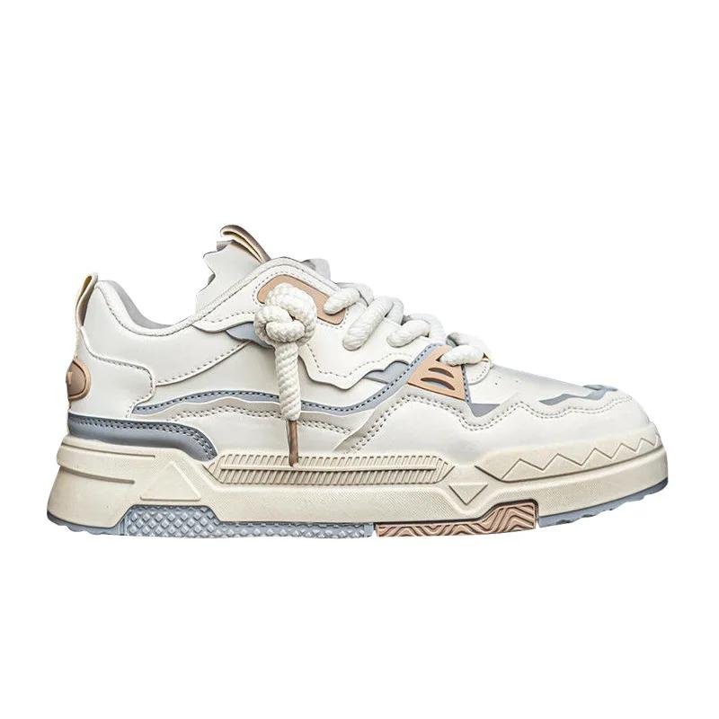 Fashion Men Sneakers Casual Running Shoes Outdoor Sport Shoes Summer Breathable Athletic Trainer Thick Base Height Increase Zapatillas