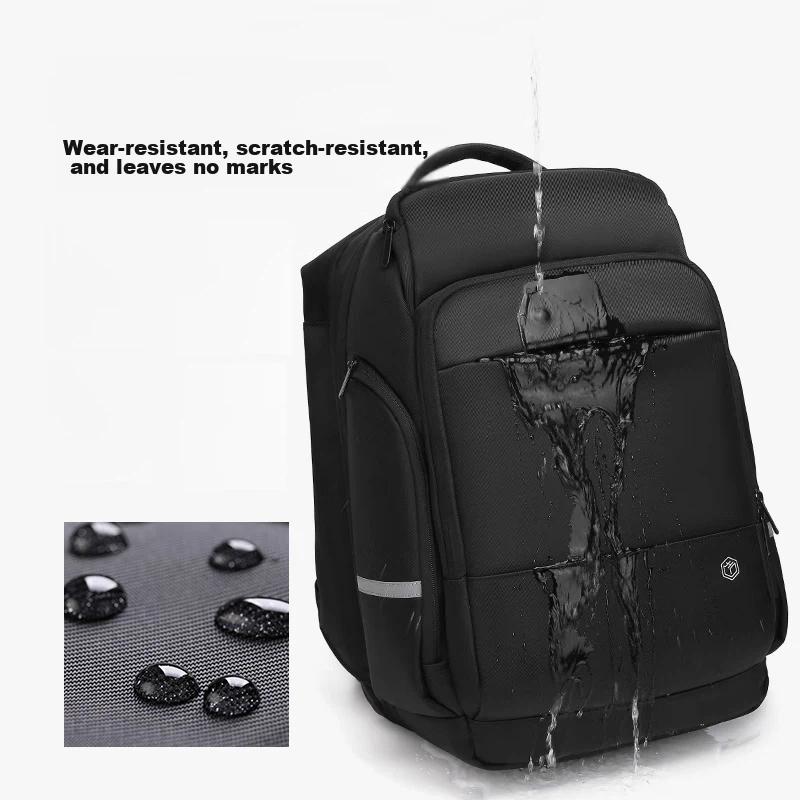 Jingdong Jingzao Travel Bag, Sport Backpack, Large Capacity, Expandable, Laptop Bag, Black