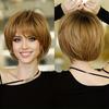 European and American fashion wig BOBO head mid-point bangs wig head cover collection, no lace Bobo head in stock