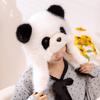 Cartoon Cute Panda Hat Plush Ear Protector Parent-Child Thermal Hat Children Soothing Rag Doll Girl Birthday Gift