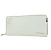 Castelbajac Long Wallet with Round Size White Zipper, Rainbow, 31,