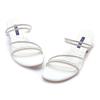 Saera Mule Round Toe Cowhide Two-Way Twisted Closure 3Cm S22M026 (B Type)