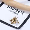 1 PC Bee Insect Gifts For Women Gold Silver Color Stud Earrings Jewelry Clip Earrings Ear Cuffs