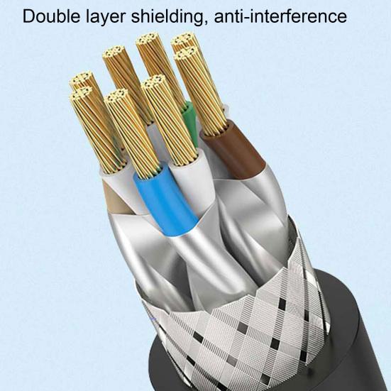 Кабель Lan Ethernet Прочная высокая скорость передачи данных Широкая совместимость Кабель Ethernet Ethernet RJ45 Cat8 10 Гбит/с Кабель локальной сети Сетевой шнур Офисное использование