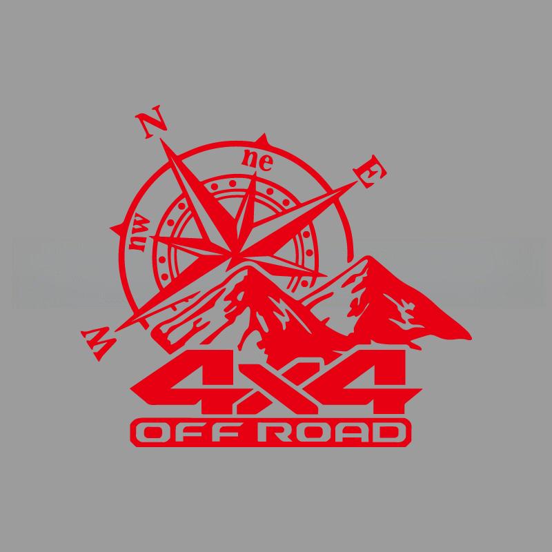 Внедорожный горный компас, креативные и забавные наклейки для фанатов мультфильмов, высокое качество для автомобилей, грузовиков, мотоциклов и ноутбуков