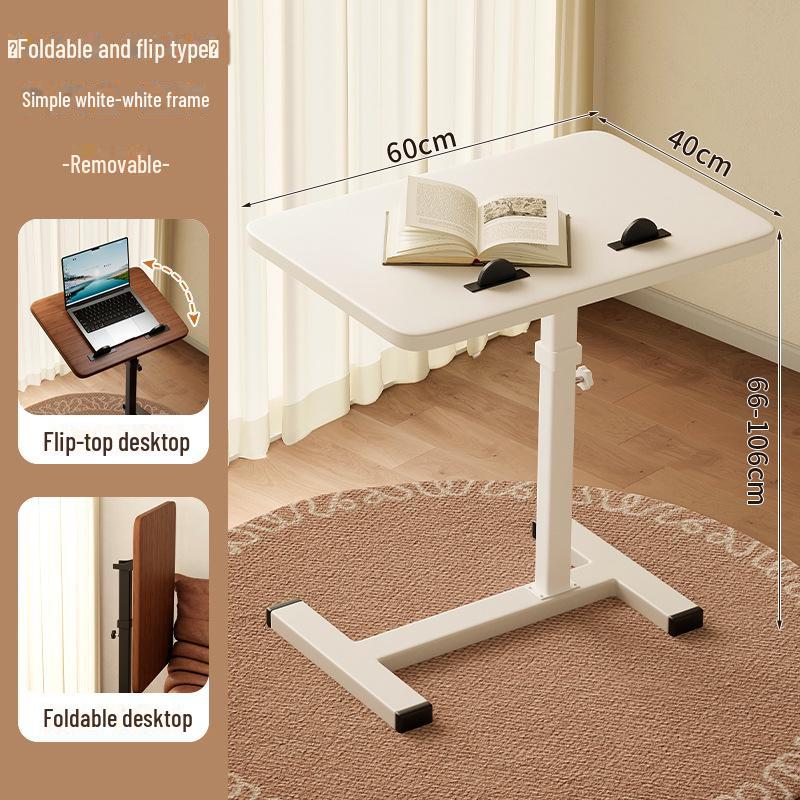 Foldable Mobile Desk: Bedside, Sofa, or Study Table for Living Room or Bedroom.