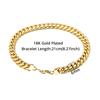 Punk Fashion 8mm Miami Curb Cuban Link Chain Bracelet Gold Silver Color Stainless Steel Hand Chains For Men Women Jewelry Gift