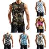 Мужская мода принтованный спортивный повседневный жилет без рукавов